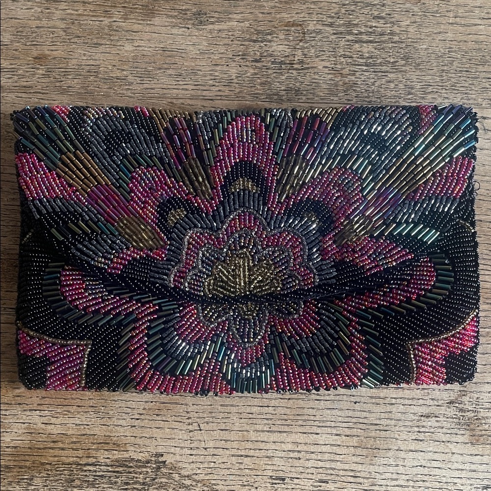 Elegant Beaded Clutch Vintage